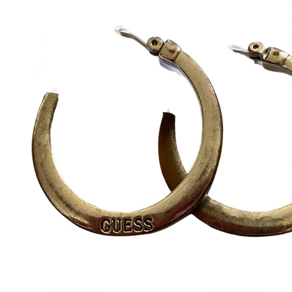 Vintage GUESS marked hoops - Picture 2 of 2